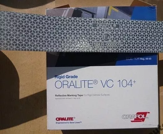 Reflexite 25m x 50mm Konturmarkierung VC104+ Orafol Oralite reflektierendes Band