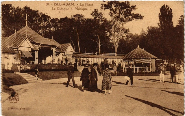 CPA L'ISLE-ADAM - La Plage - Le Kiosque a Musique (380834)