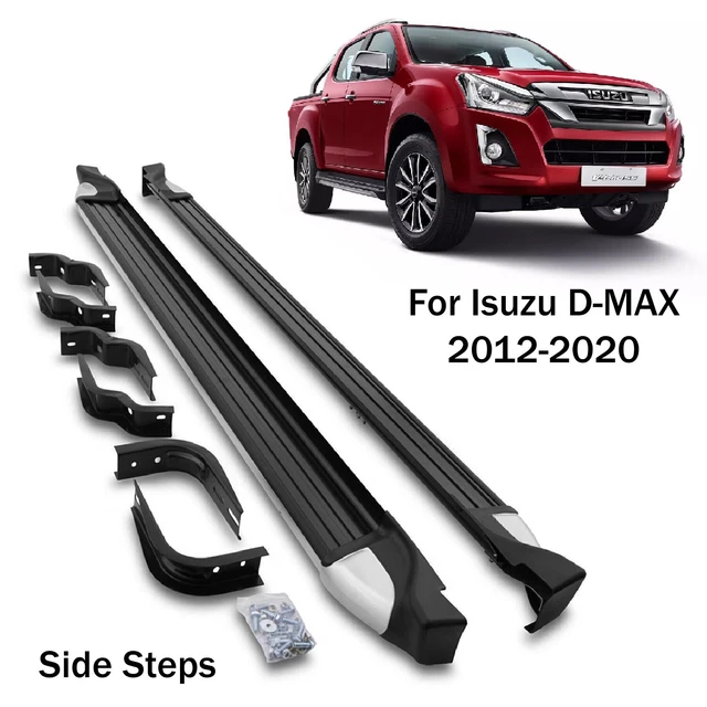 OE STYLE RUNNING Boards/ Side Steps Pair For Isuzu DMax Double Cab