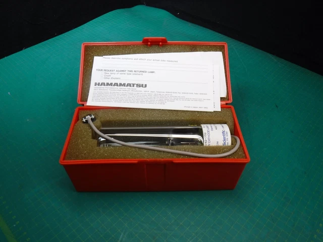 Hamamatsu VWR AA Hollow Cathode Lamp Tube element Sr Cat. no 58142-758 Strontium