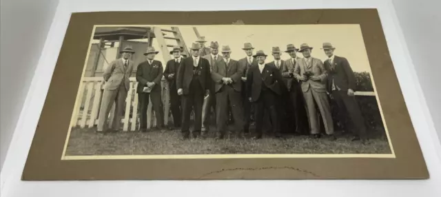 West Darling Picnic Race Club Committee Broken Hill Vintage Photograph 1932