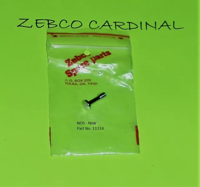 Zebco & Abu Cardinal 7 Reel Parts Housing Plate w Logo & Screw Poor Cond  Lot 7