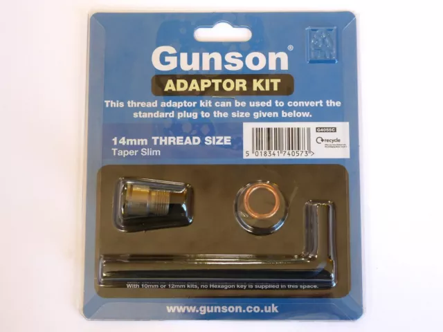 Gunson Colortune G4055C 14mm Conica Motore Classico Benzina Diagnosi Adaptor Kit