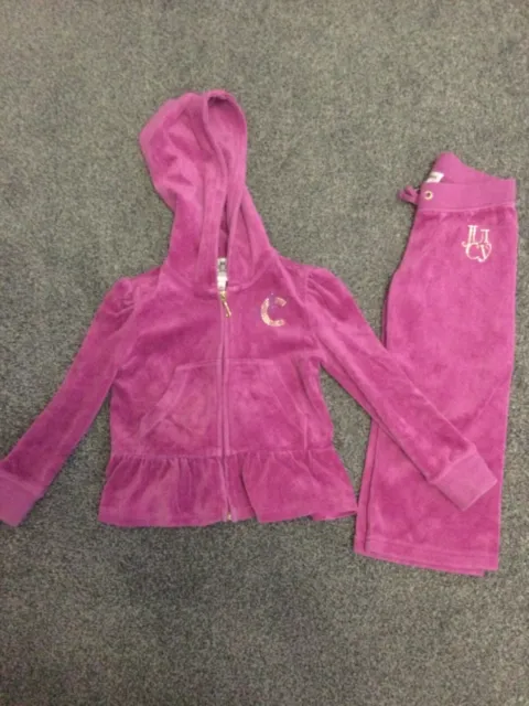 Juicy Couture xs girls tracksuit