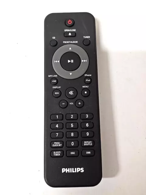 PHILIPS CD IPOD DOCK HIFI REMOTE CONTROL 8670 000 62093 for DCM292 DCM292/05