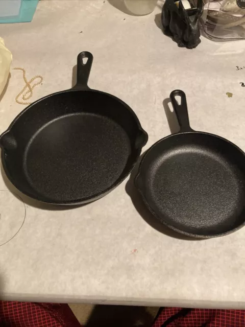 Pair Of Cast Iron Skillets