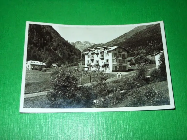 Cartolina Antica Fonte Pejo - Albergo Miramonti 1942