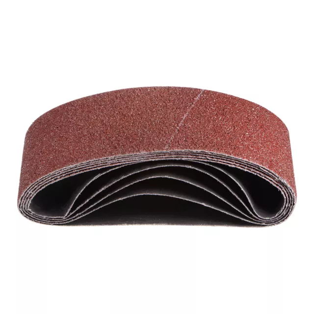 5pcs Sanding Belts 3x18" Belt Sander Paper 40 Grit Aluminum Oxide Sandpaper