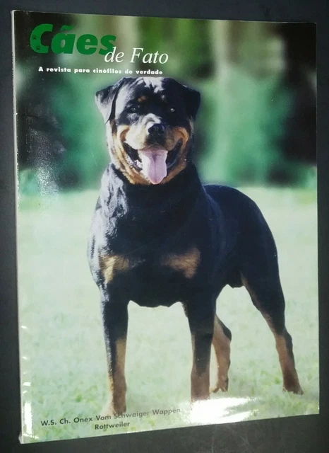 Caes de Fato Brazilian Magazine Rottweiler Bouvier des Flandres Cover +Articles