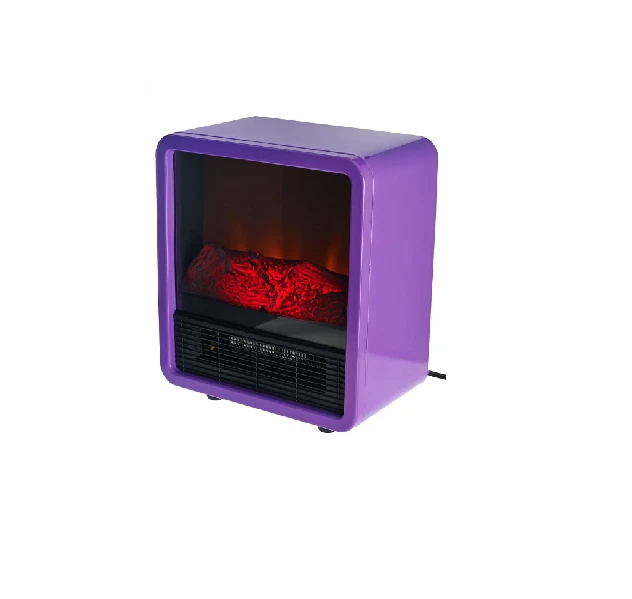 DURAFLAME PERSONAL FIRE Cube Electric Heater Fireplace, Purple FREE  SHIPPING $37.99 - PicClick