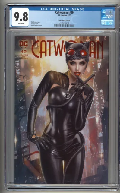 Catwoman #49 CGC 9.8 KRS Comics Natali Sanders Variant Cover COA Highest (2022)