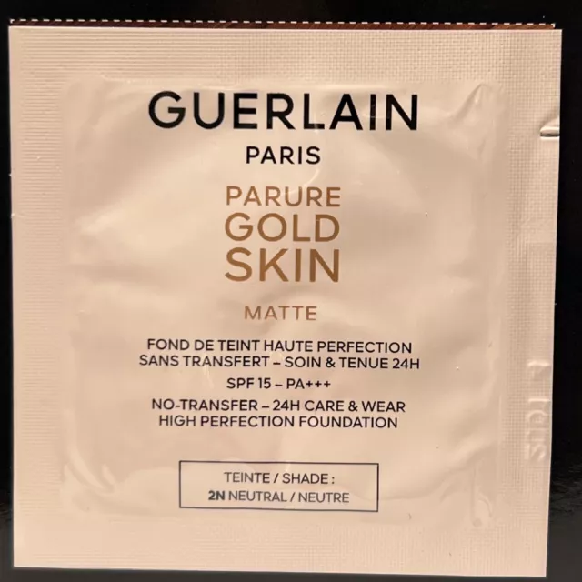 Guerlain Parure Gold Skin Matte 2N Foundation 20x1 Ml.