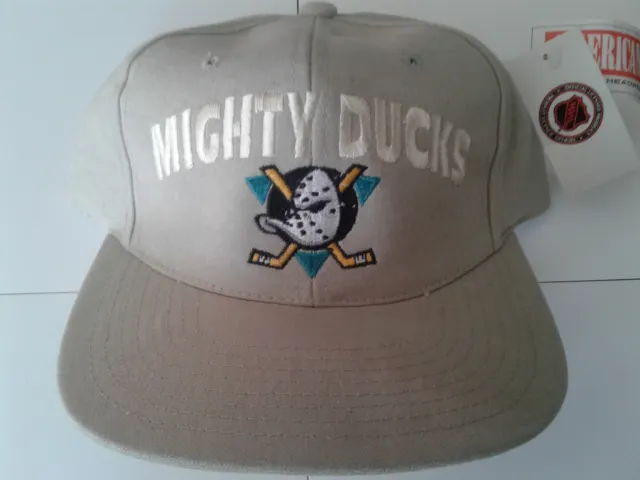 Mighty Ducks Vintage American Needle Adjustable back Cap Hat - NWT