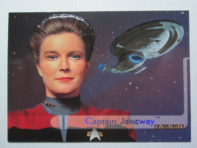 1995 St Voyager Season One Series Two - Embossed Card - E1 Captain Janeway