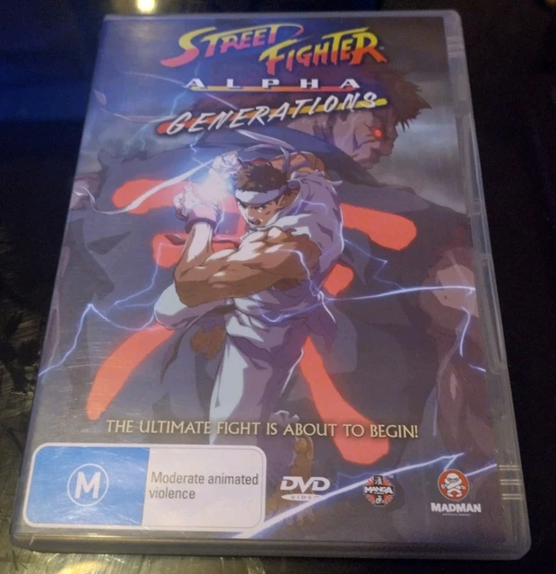 STREET FIGHTER ALPHA-GENERATIONS (DVD, 2005) Tested Ken Ryu Akuma