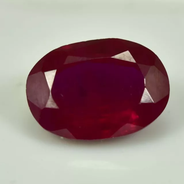 4.05 Ct AAA Natural Transparent Mozambique Ruby Oval Cut GIE Certified Gemstone