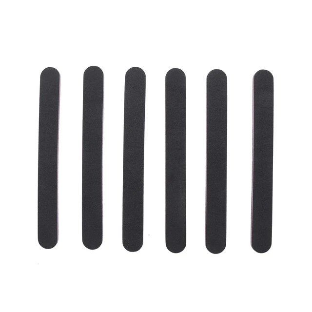 6 pz/set buffer tavole smery tampone file unghie strumento di pulizia dritto