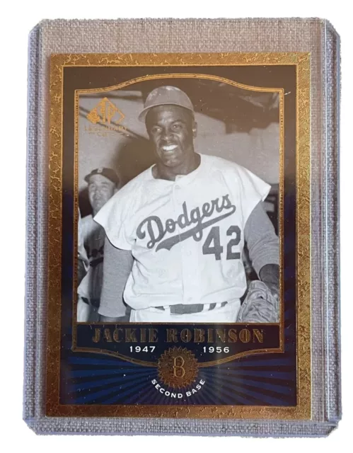 2001 SP Legendary Cuts #29 Jackie Robinson Brooklyn Dodgers