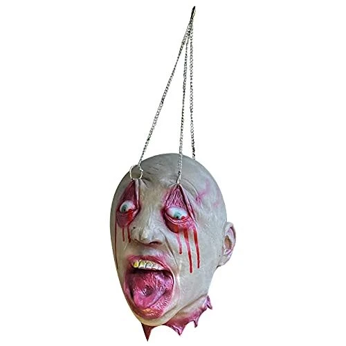 BULEX SEVERED HEAD Zombie Decorations Scary Halloween Realistic Props
