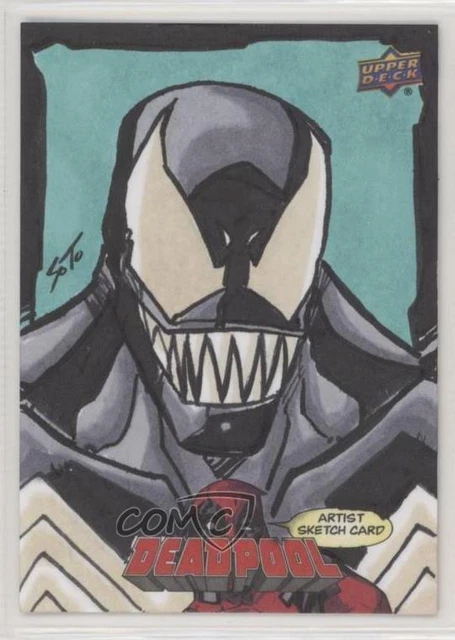 2019 Upper Deck Marvel Deadpool Sketch Cards 1/1 Omar Soto #SKT Auto Sketch 5x5
