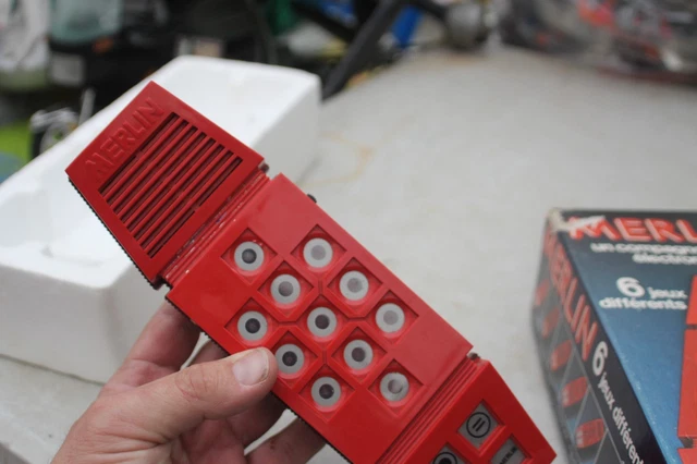 Jeu ancien - Jeu électronique merlin avec boite et notice Vintage