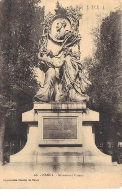 1922 CPA 54 NANCY Monument Carnot