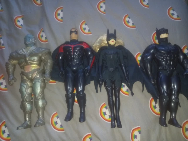 VINTAGE BATMAN ACTION Figures Kenner 1997 12" Robin Mr Freeze £74.99