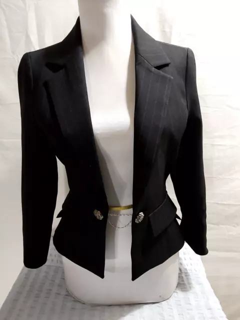 Womens blazer jacket black small