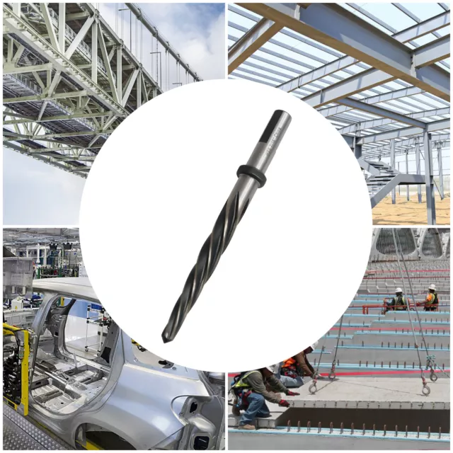 1/2" Bridge Reamer Round 3-Flat Shank Spiral High-speed Steel Quenching Reamer