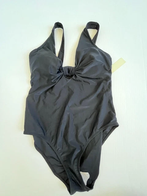 NWT$290 MaxMara RollerBuckle Elegant Black Leather Belt Sz M 90 (6-8) Swimwear, Women main image 4