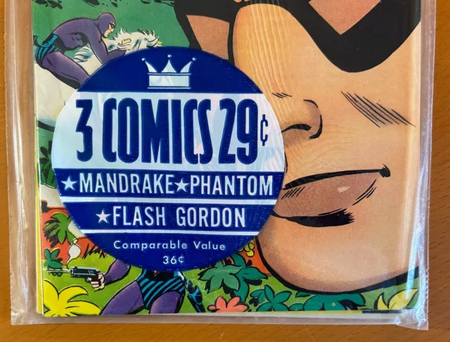 King comics Silver Age comic set, Flash Gordon #6, Phantom #23, Mandrake #6 MINT 3