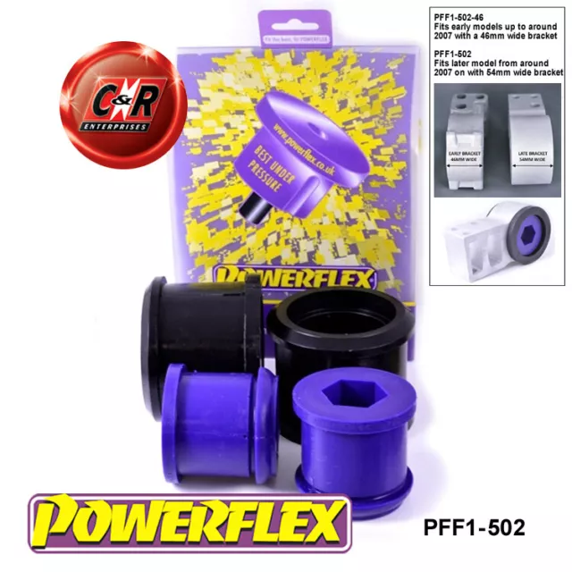 Powerflex Road Front Lower Arm Rear Bushes For Alfa Romeo Brera (05-10) PFF1-502