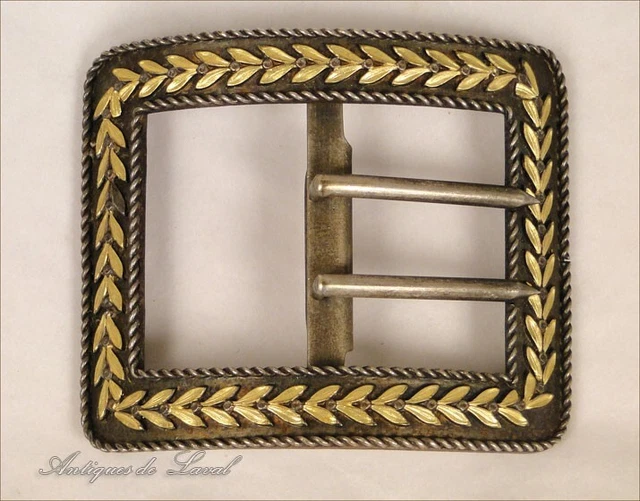 Buckle Belt Metal Silver Golden Louis XVI