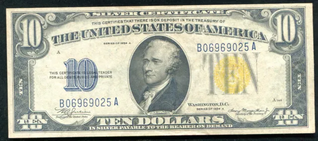 Fr. 2309 1934-A $10 Ten Dollars “North Africa” Silver Certificate Gem Unc