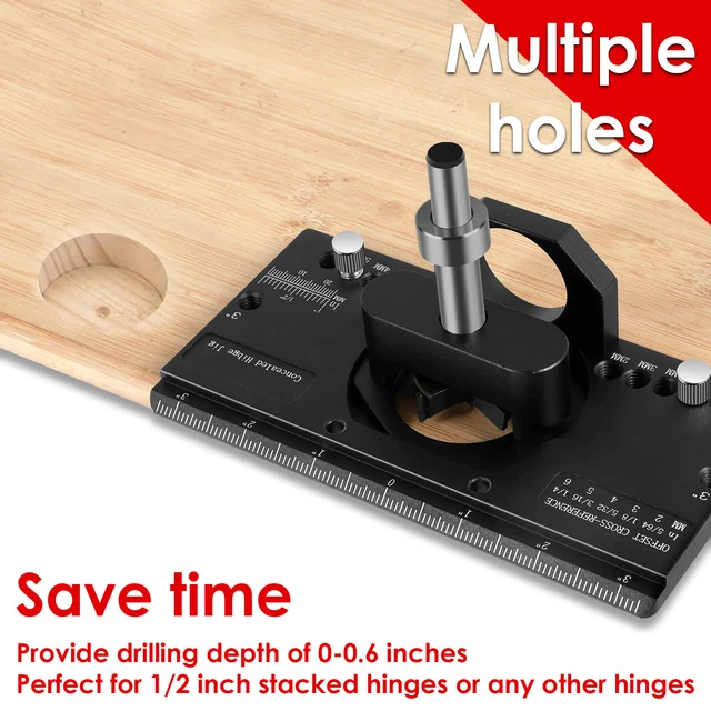 Hinge Guide 35MM HINGE JIG Concealed Hinge Jig Hole Drilling Guide Jig Cabinet ...