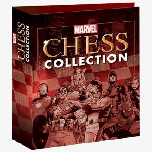 Archivador De Revistas Marvel Chess Figurine Ajedrez Collection