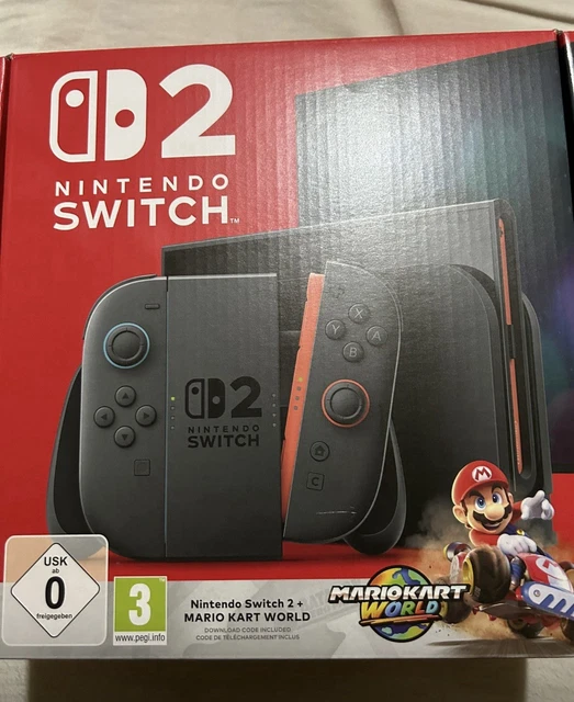 NINTENDO SWITCH 2 Console with Mario Kart World Bundle New And Sealed £ ...