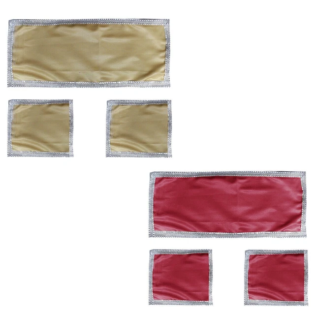 Tris Centrini E Runner Russo Tessuti - Motivo Cuori, Shabby Chic, Rosa, Policotone - Foto 11