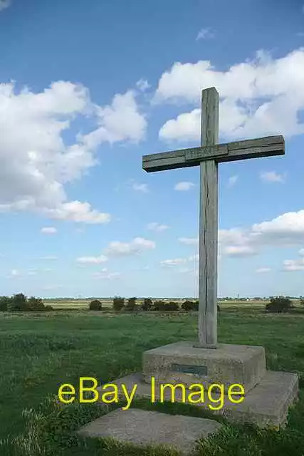 Photo 6x4 St. Benet's Abbey site of high altar Thurne This cross marks th c2008