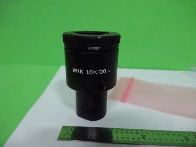 Microscope Pièce Oculaire Olympus Japon [Courbé] 10X/20 L Optiques Comme Est À #
