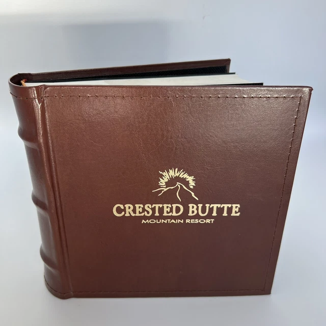 Álbum de fotos Crested Butte Colorado (capacidad para 100 fotos). "4""x6"" o 3""x5"""