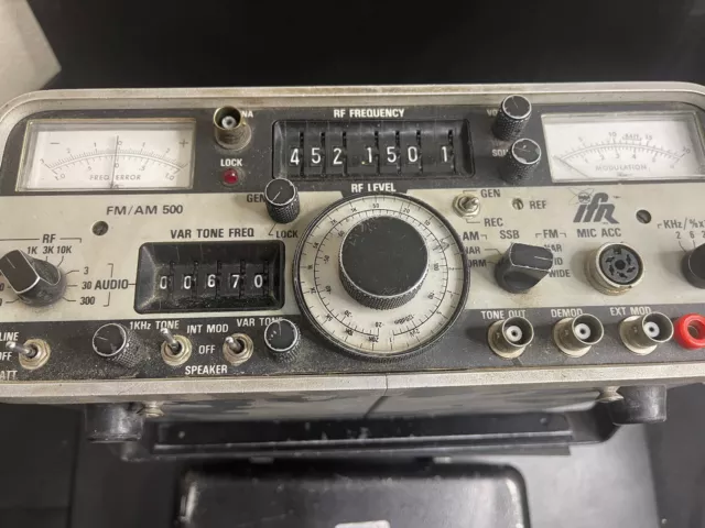 Rare!! Ifr Fm/Am 500 Communications Service Monitor