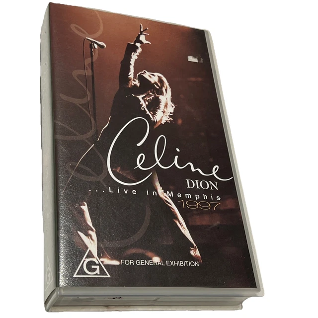 CELINE DION LIVE In Memphis VHS Music Merchandise Vintage Rare 90s celine-dion-live-in-memphis-vhs-music-merchandise-vintage-rare-90s