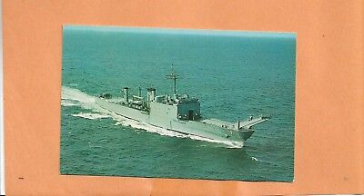 U.s.s. Barnstable Lst-1197   Naval Postcard