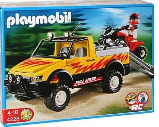 Pièce De Rechange Playmobil — Moto Enduro 4426 — Occasion