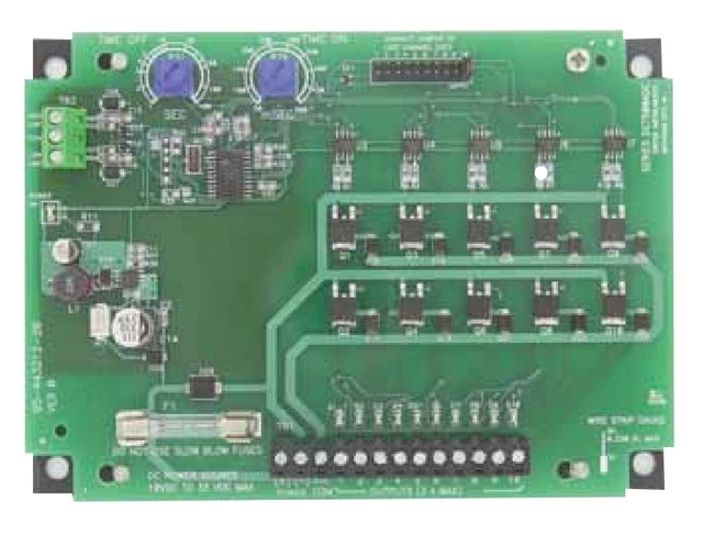 Dwyer DCT510ADC Dust Collector Timer Controller, 10 Channels, 10 to 35 VDC