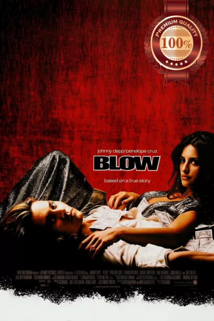 Blow 2001 Johnny Depp Original Official Cinema Film Movie Print Premium Poster