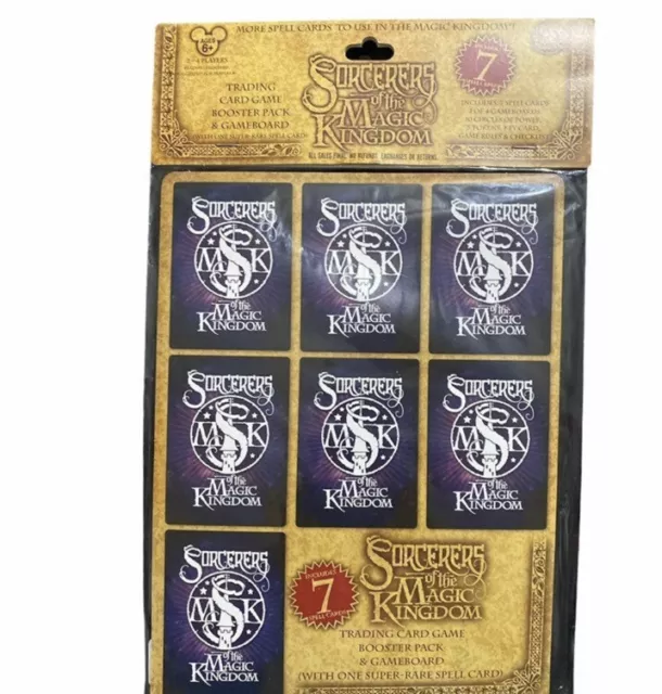 Disney~Sorcerers Of The Magic Kingdom~Trading Card Game Booster Pack & Gameboard