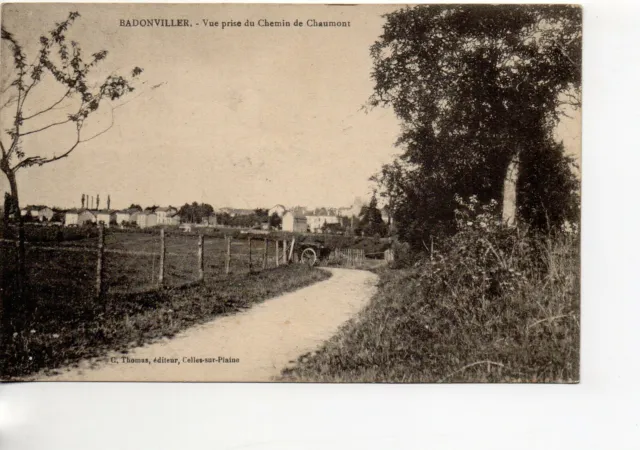 BADONVILLER - Meurthe et Moselle - CPA 54 - vue prise du chemin de Chaumont