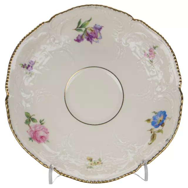 Untertasse für Tee Rosenthal Sanssouci elfenbeinfarben Streublume 2952